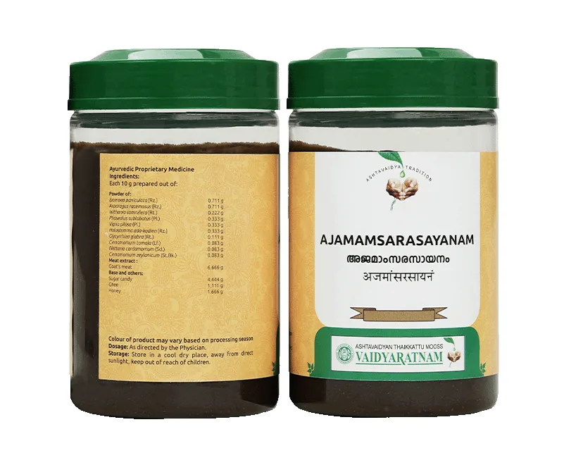 Vaidyaratnam Ajamamsa Rasayanam | Traditional Ayurvedic Rejuvenating Tonic | Strength and Vitality Support-2