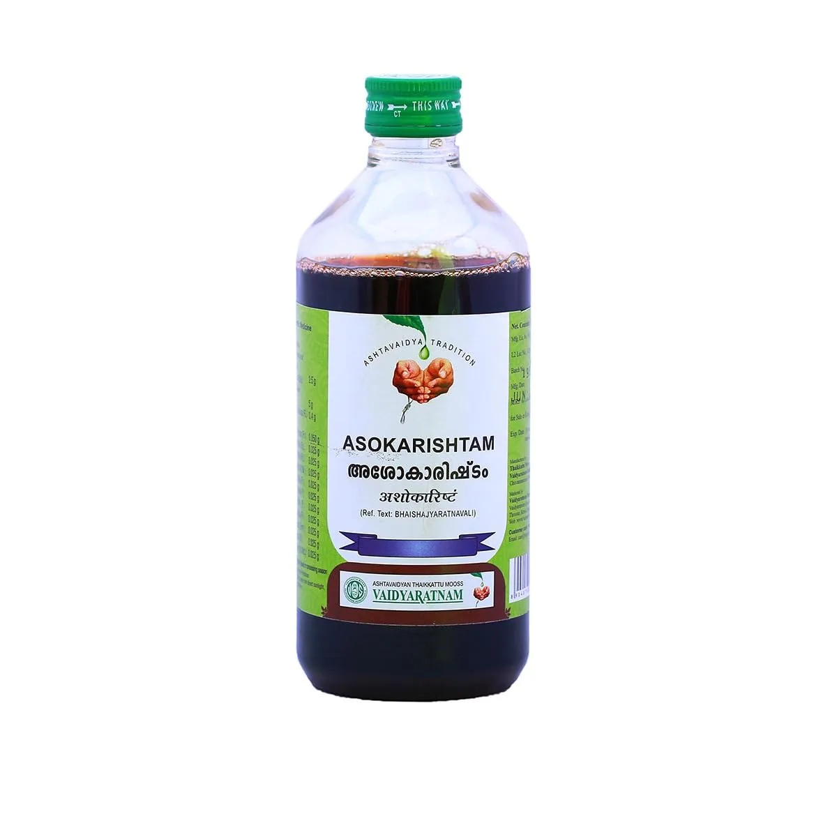 Vaidyaratnam Asokarishtam | Ayurvedic Uterine Tonic | Traditional Women's Wellness Formula-1
