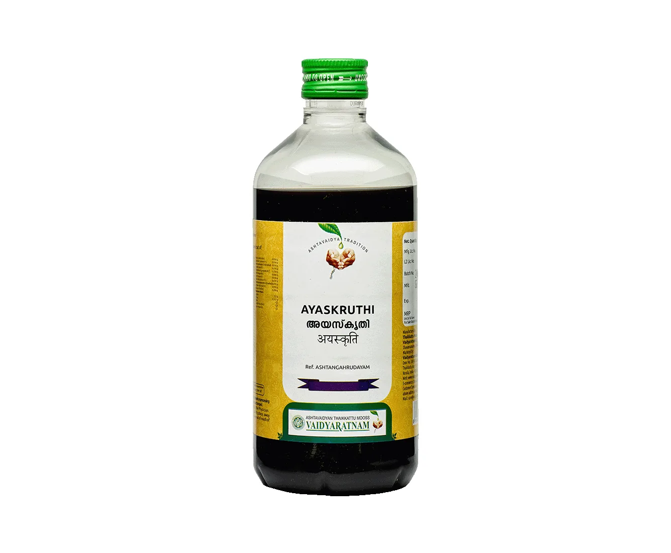 Vaidyaratnam Ayaskriti | Ayurvedic Iron Tonic | Natural Metabolism and Iron Support-1