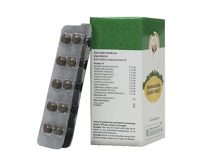 Vaidyaratnam Dhanwanthari Gulika | Ayurvedic Herbal Supplement | Natural Wellness Support-3