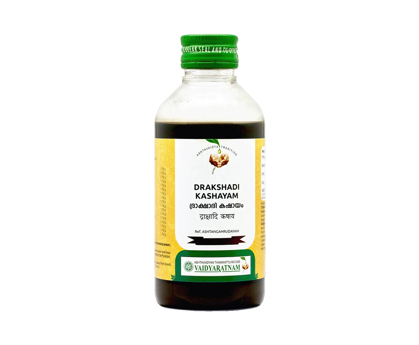Vaidyaratnam Drakshadi Kashayam | Ayurvedic Herbal Decoction | Pitta Balancing Formula-1