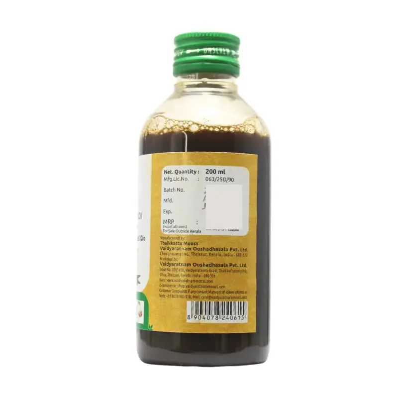 Vaidyaratnam Dusparsakadi Kashayam | Ayurvedic Herbal Decoction | Digestive and Hemorrhoid Support-3