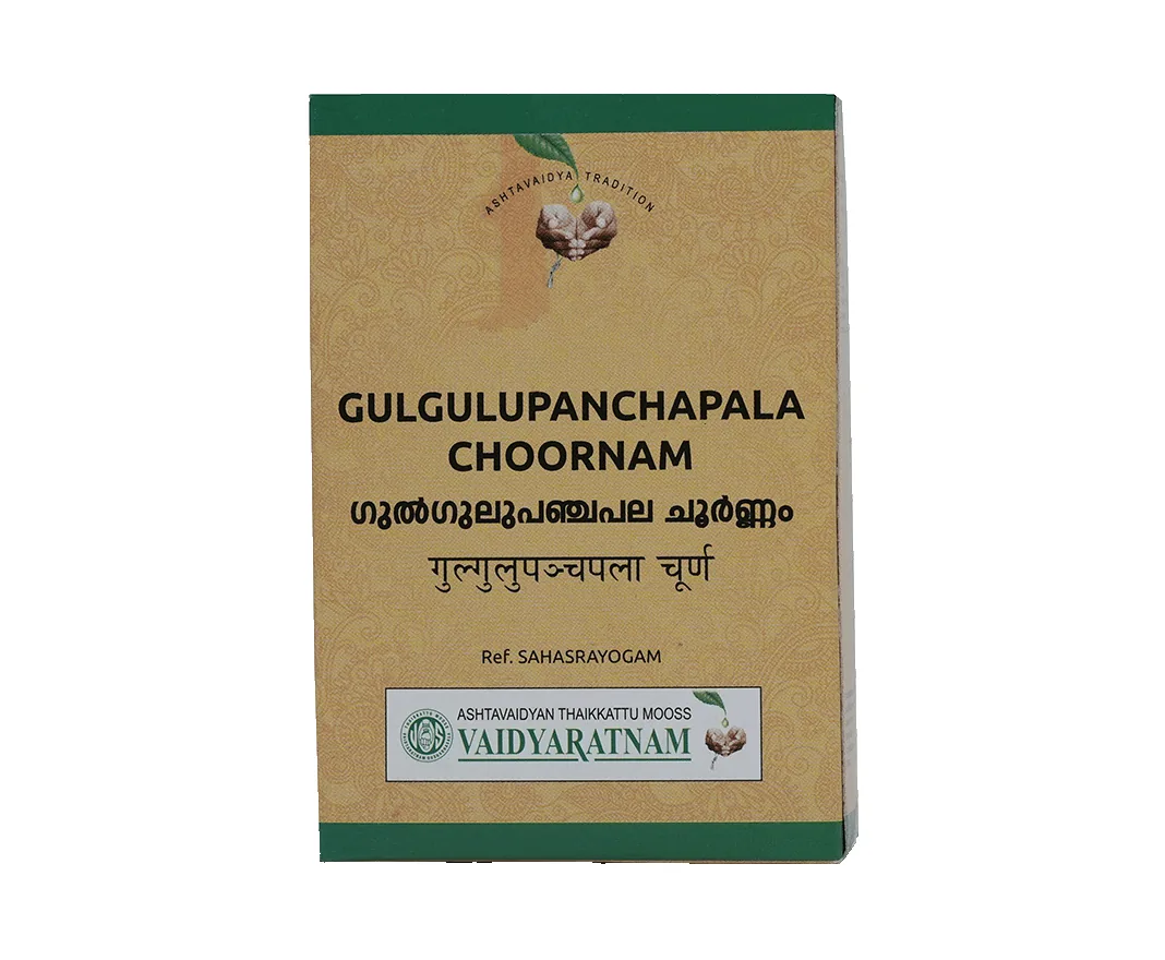 Vaidyaratnam Gulgulu Panchapala Choornam | Ayurvedic Powder for Skin and Fistula Care