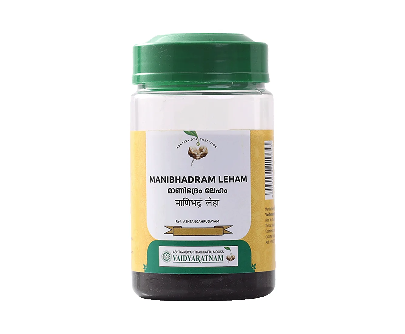 Vaidyaratnam Manibhadram Leham | Ayurvedic Laxative | Skin & Gut Health Support-1