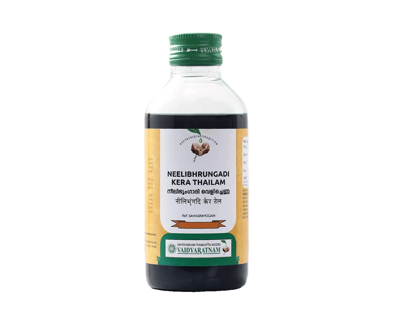 Vaidyaratnam Neelibhrugadi Thailam | Ayurvedic Hair Oil | Scalp Nourishment & Hair Fall Care-1