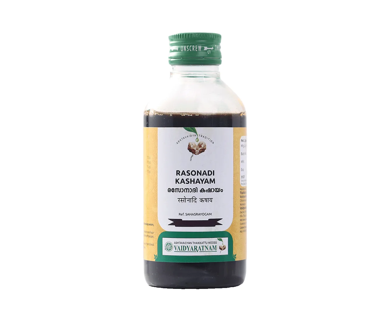 Vaidyaratnam Rasonadi Kashayam | Traditional Ayurvedic Decoction | Digestive & Respiratory Support-1