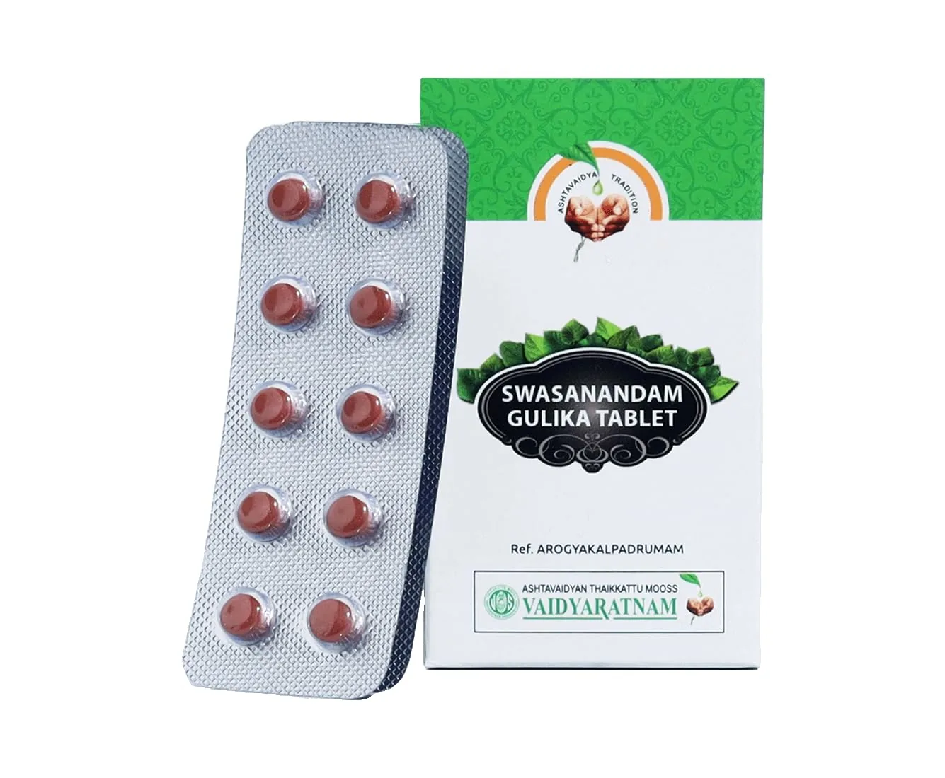 Vaidyaratnam Swasanandam Gulika | Traditional Kerala Ayurvedic Respiratory Support Tablets