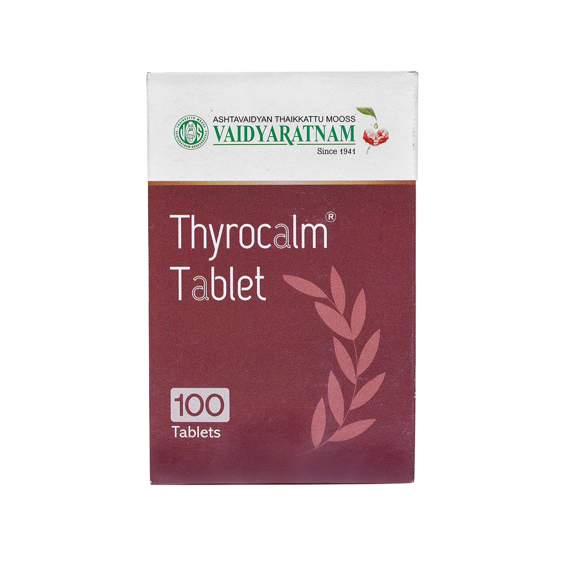 Vaidyaratnam Thyrocalm Tablet | Ayurvedic Thyroid Support | Natural Endocrine Balance-1