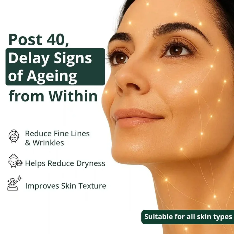 Vansaar 45+ Collagen Juice | Plant-Based Liquid Collagen Builder | Ayurvedic Beauty Supplement for Skin & Hair-2