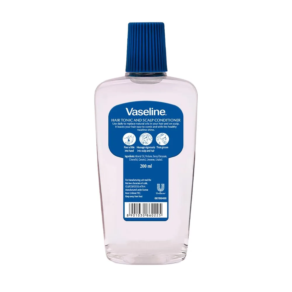 Vaseline Hair Tonic & Scalp Conditioner For Dry Hair | Non-Greasy Scalp Nourishment | Daily Hair Grooming Oil-3