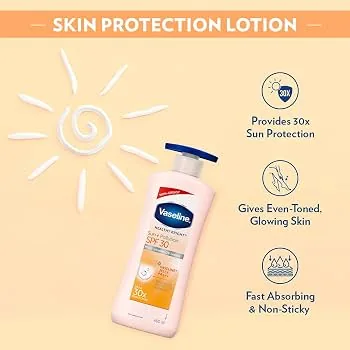 Vaseline Healthy Bright Sun + Pollution Protection SPF 30 Body Lotion | Daily Brightening Moisturizer | Dual Protection SPF 30 PA+++-3