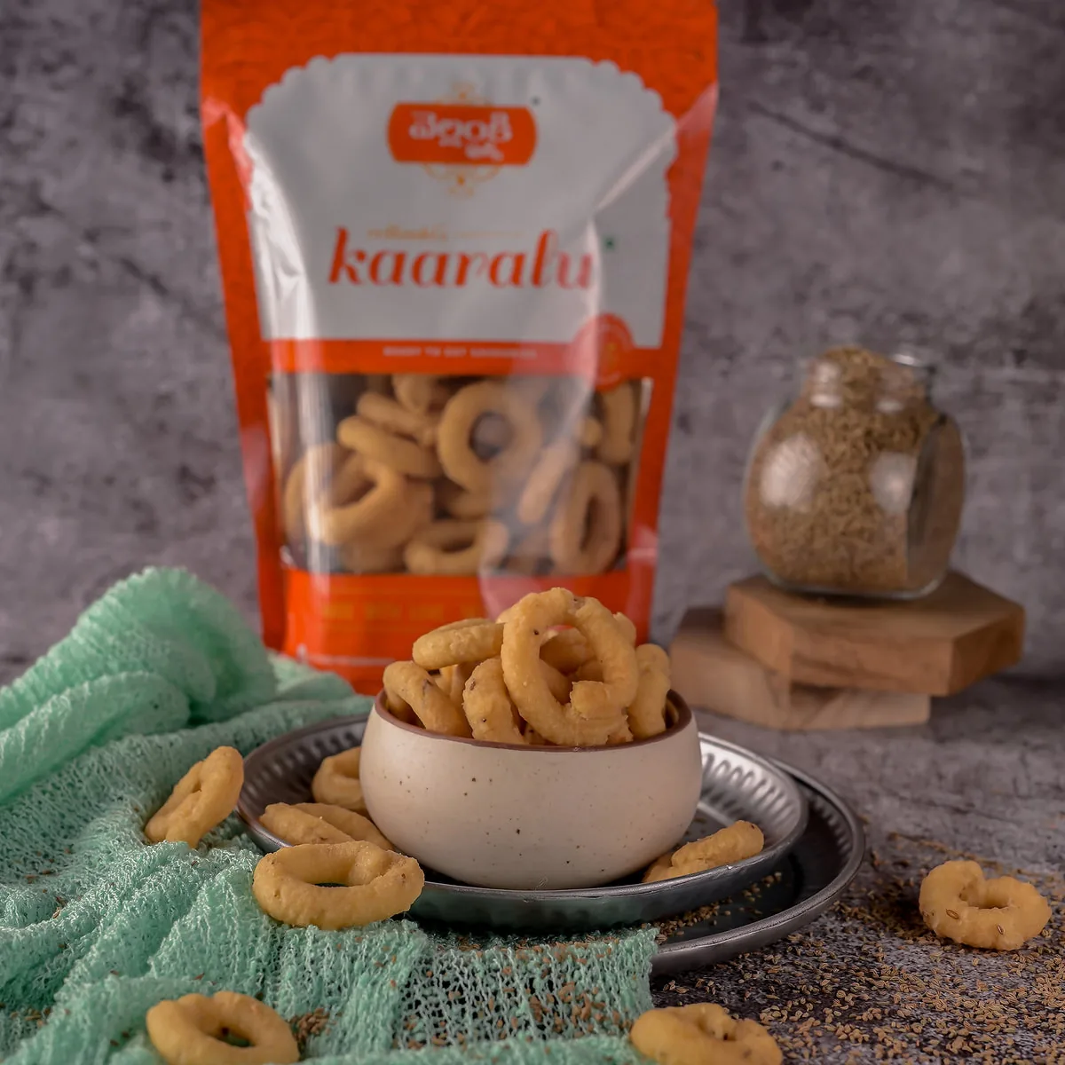 Vellanki Foods Chegodi Small | South Indian Snacks | Chinna Chekodilu Ring Murukku