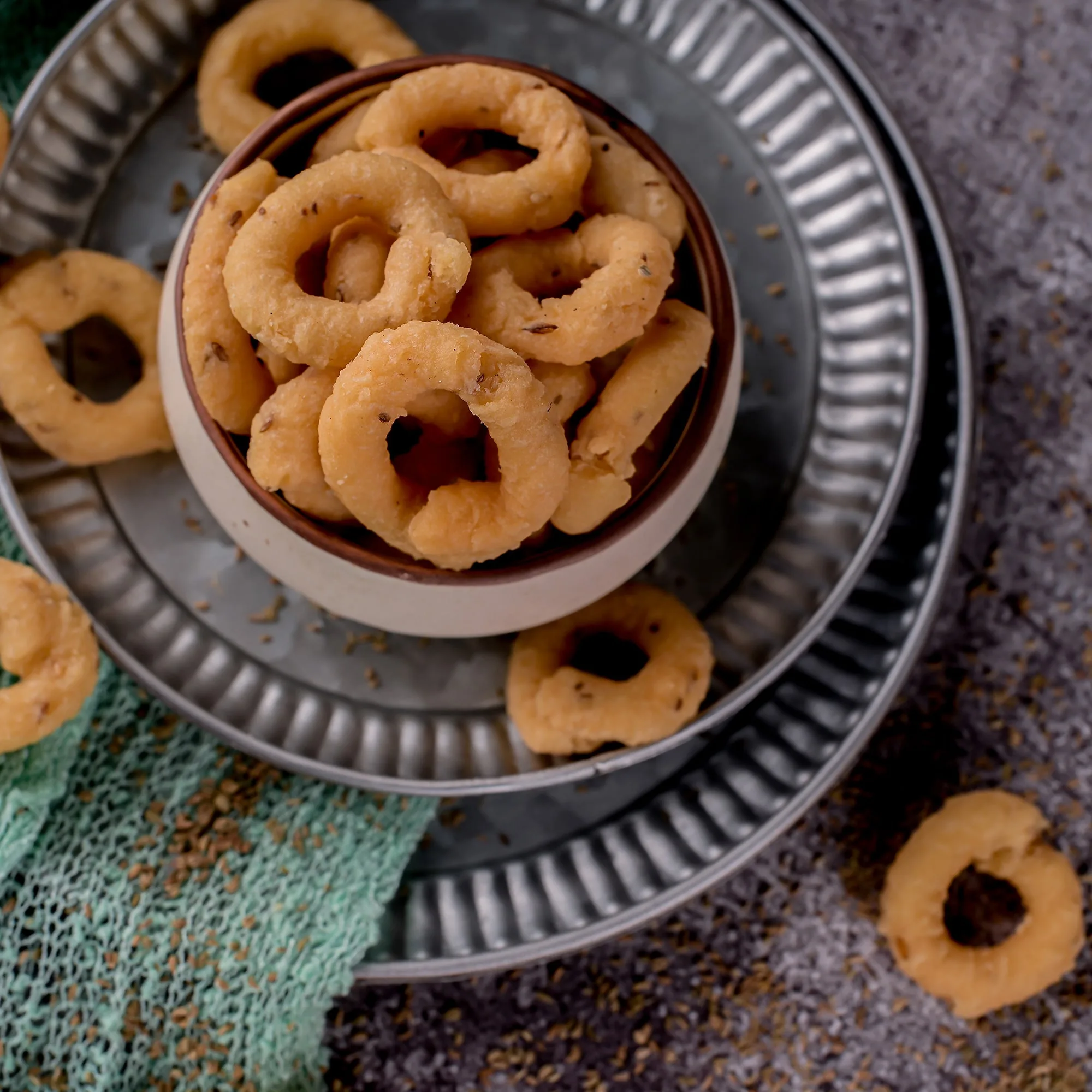 Vellanki Foods Chegodi Small | South Indian Snacks | Chinna Chekodilu Ring Murukku-3