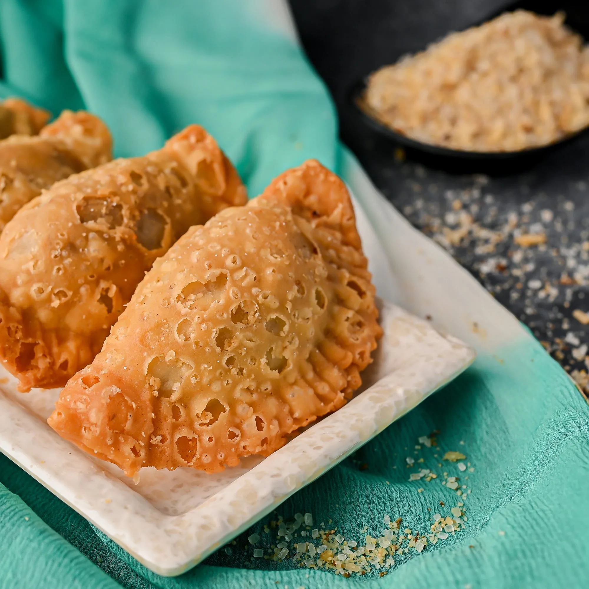 Vellanki Foods Kajjikayalu | Traditional Coconut & Semolina Sweet | Crispy Festive Gujiya-1