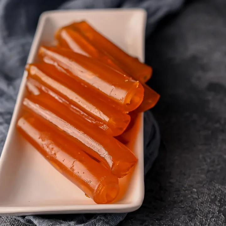 Vellanki Foods Mango Jelly Rolls | Traditional Mamidi Tandra | Sun-Dried Sweet Mango Candy-2