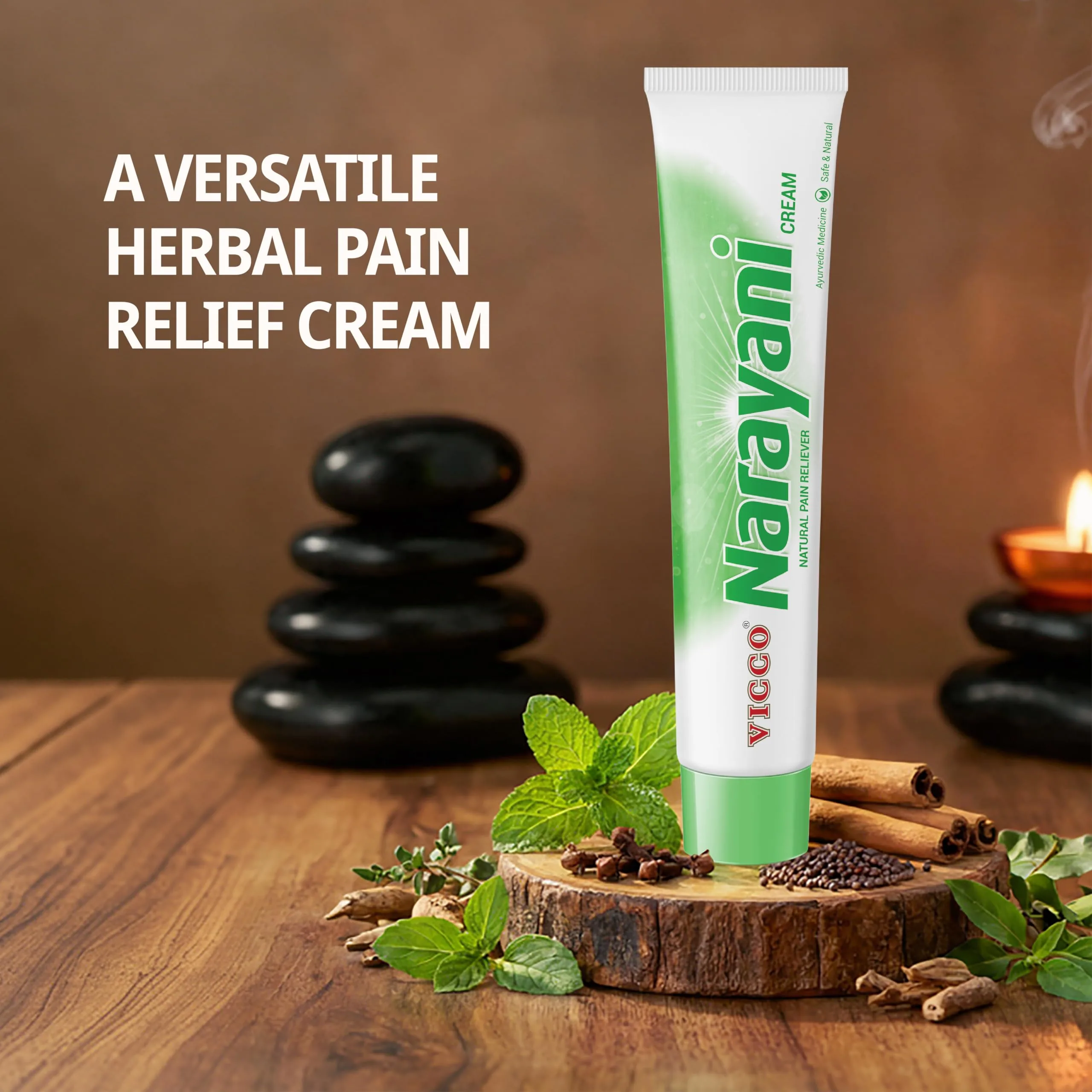 Vicco Narayani Cream | Ayurvedic Pain Relief Ointment | Herbal Muscle & Joint Care-3