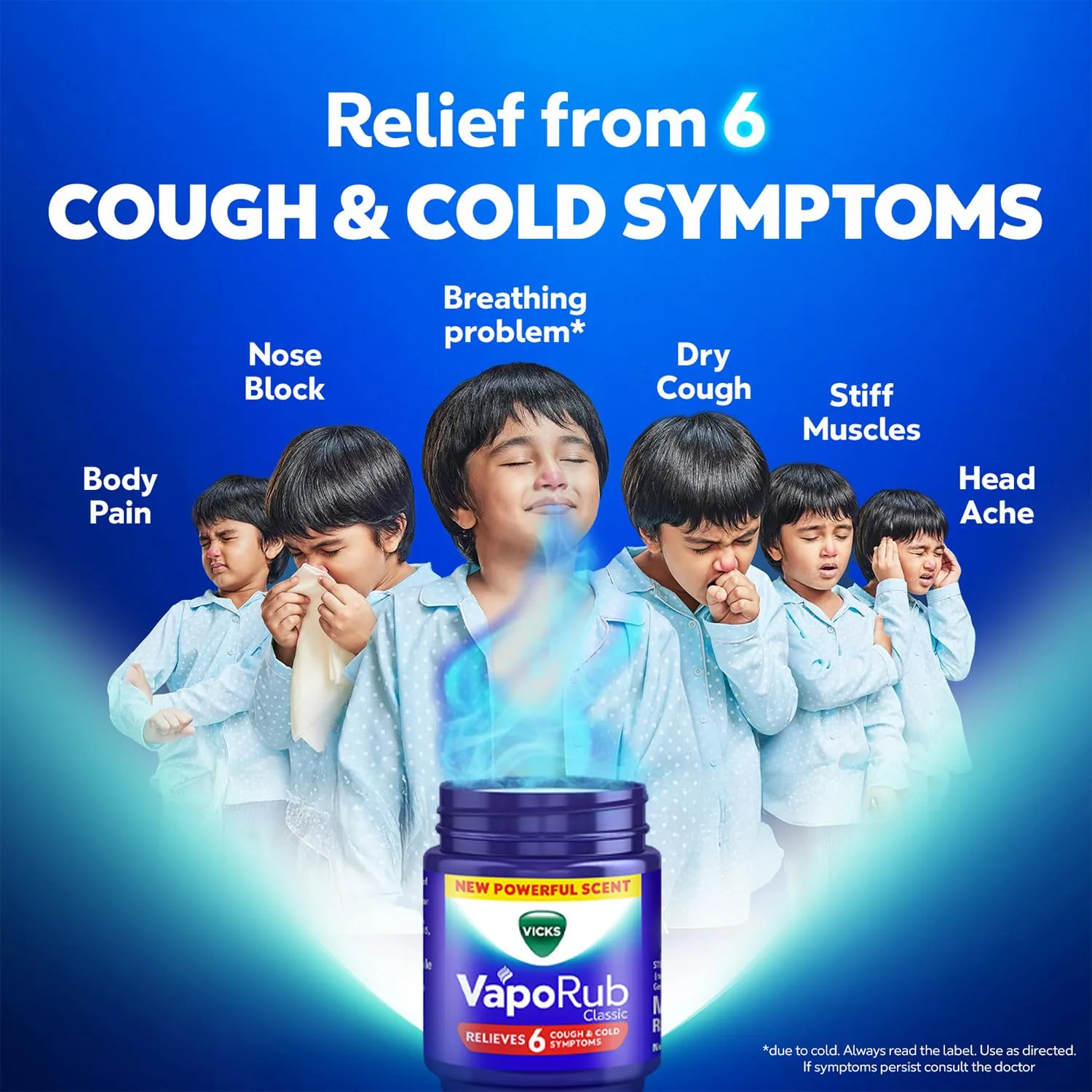 Vicks VapoRub Classic Balm | Cold & Cough Relief Ointment | Fast-Acting Multi-Symptom Relief-5