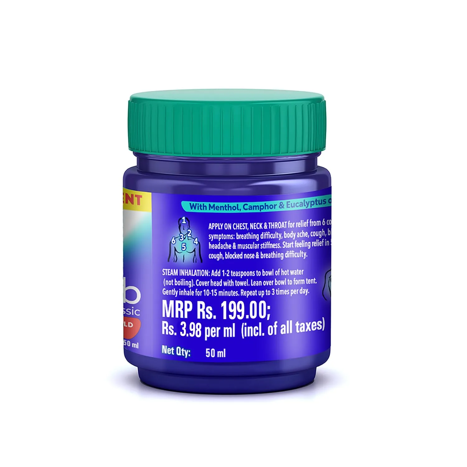 Vicks VapoRub Classic Balm | Cold & Cough Relief Ointment | Fast-Acting Multi-Symptom Relief-2
