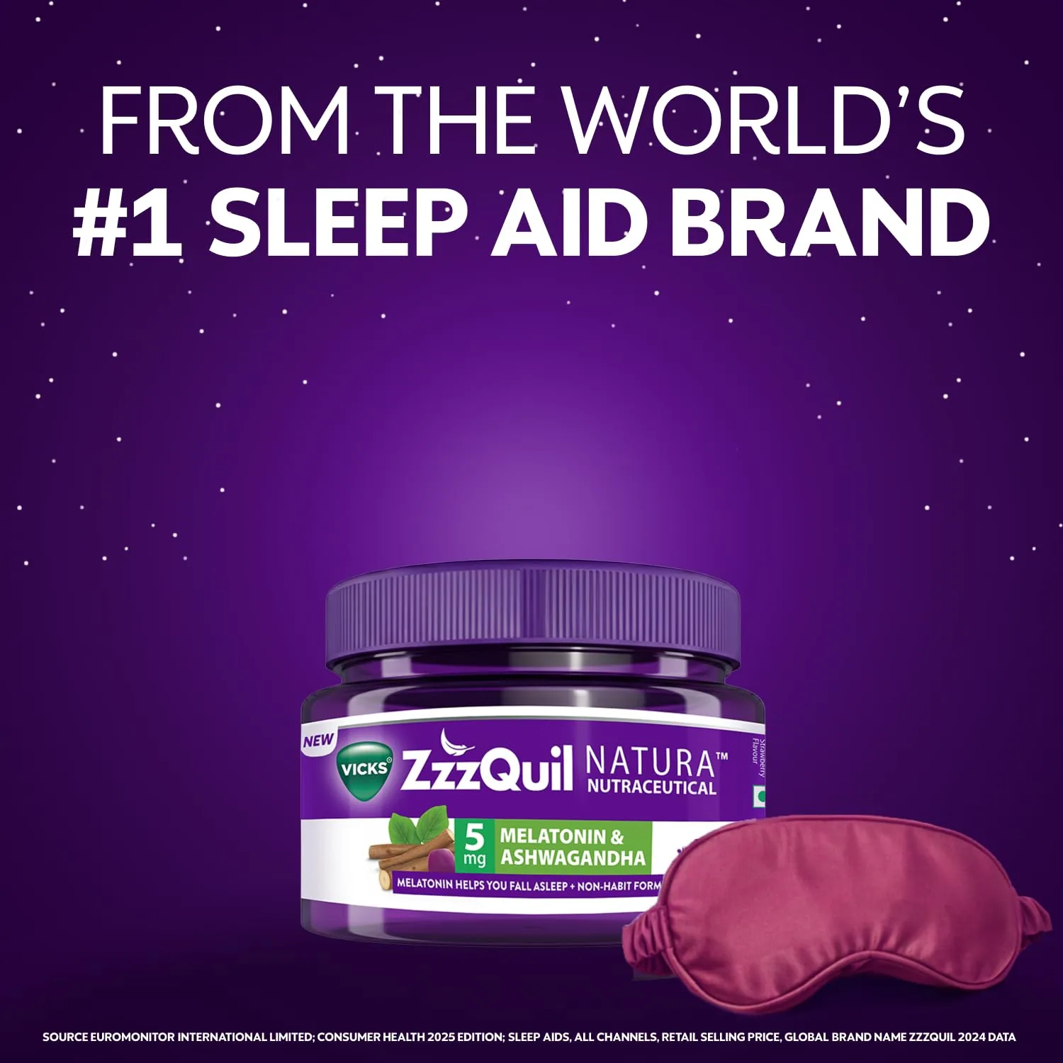 Vicks ZzzQuil Natura Melatonin Sleep Gummies | Non-Addictive Sleep Aid | Natural Botanical Blend-2