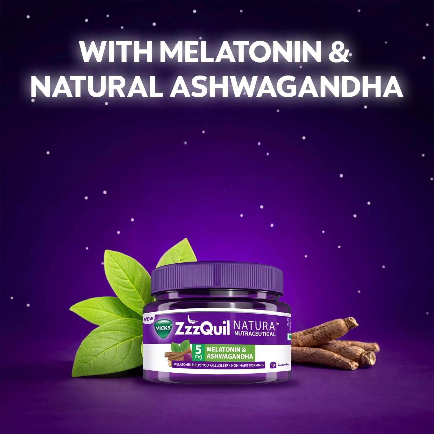 Vicks ZzzQuil Natura Melatonin Sleep Gummies | Non-Addictive Sleep Aid | Natural Botanical Blend-4
