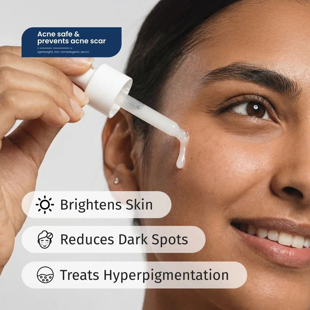 Vilvah Store Milk Drops Brightening Serum | Plant-Based Face Serum | Natural Skin Brightening and Hydration-1