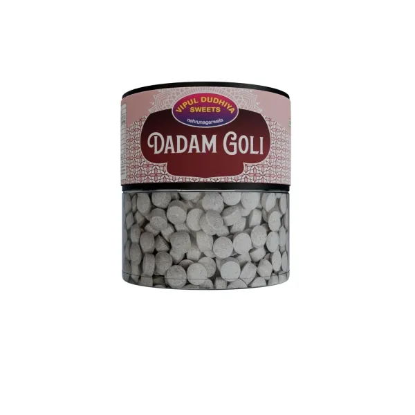 Vipul Dudhiya Sweets Dadam Goli | Tangy Pomegranate Digestives | Traditional Chewy Candy 250 gm