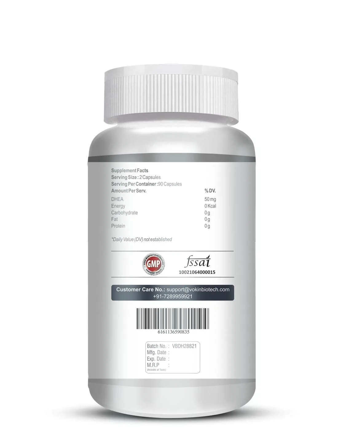 Vokin Biotech DHEA Capsules | Dietary Supplement | Supports Healthy Mood & Hormonal Balance-2