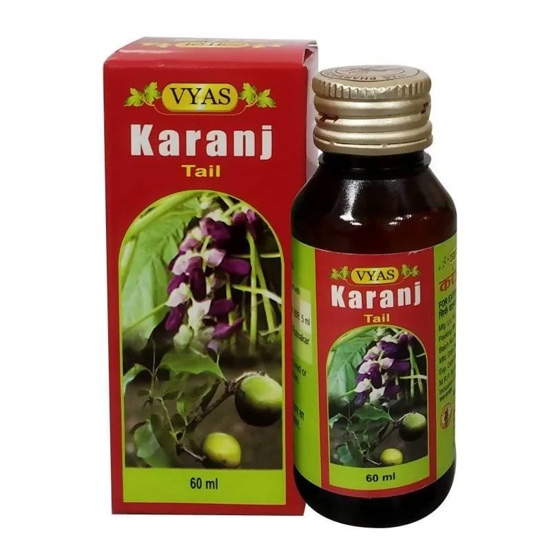Vyas Karanj Tail | Pure Karanja Seed Oil | Ayurvedic Skin and Scalp Soothing Formula-2