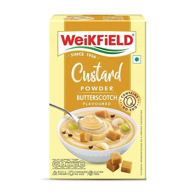 Weikfield Custard Powder Butterscotch Weikfield Custard Powder Butterscotch--75 g Carton