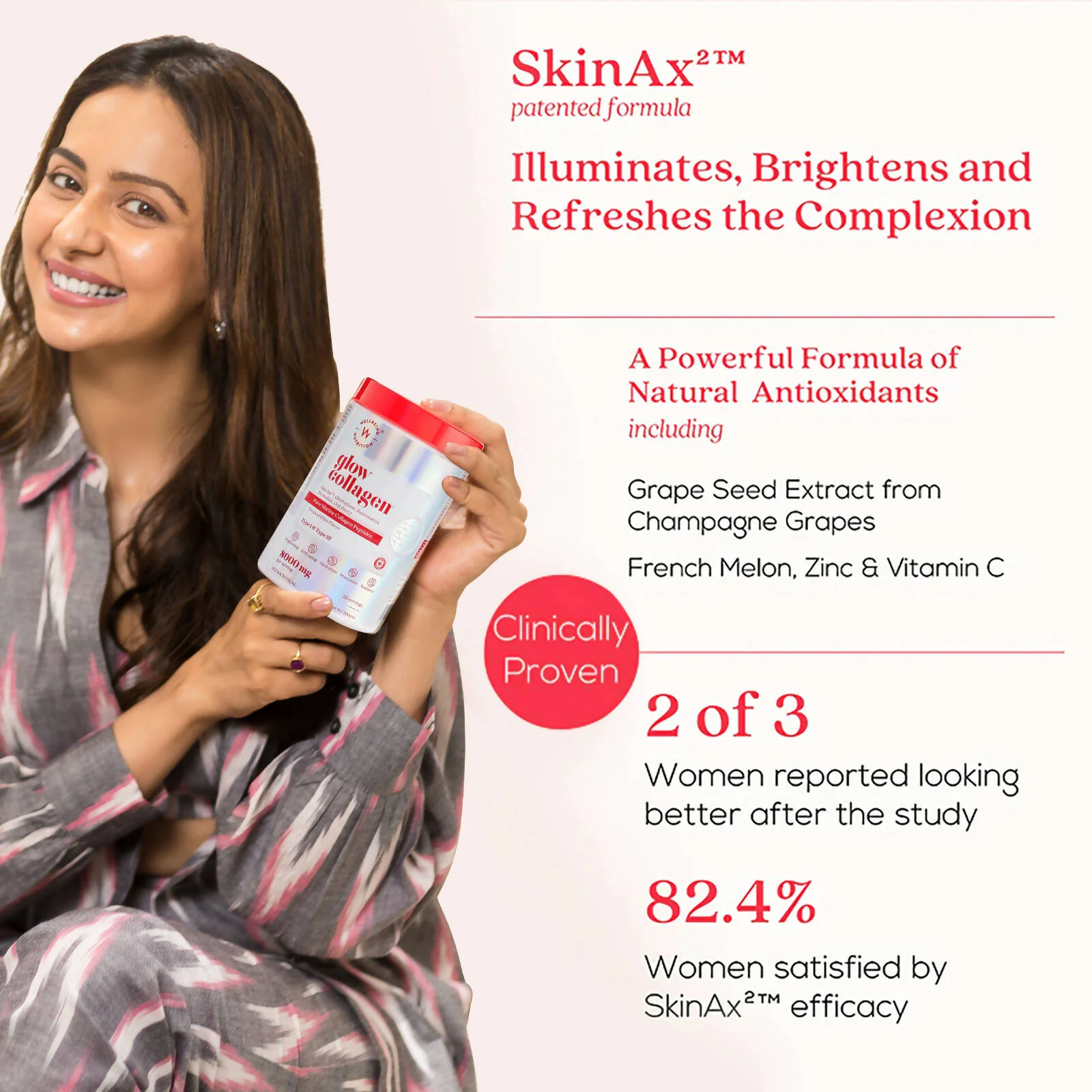 Wellbeing Nutrition Glow Korean Marine Collagen Peptides - Tropical Bliss Flavor | Hydrolyzed Collagen Powder | Skin Nourishment & Hydration-5