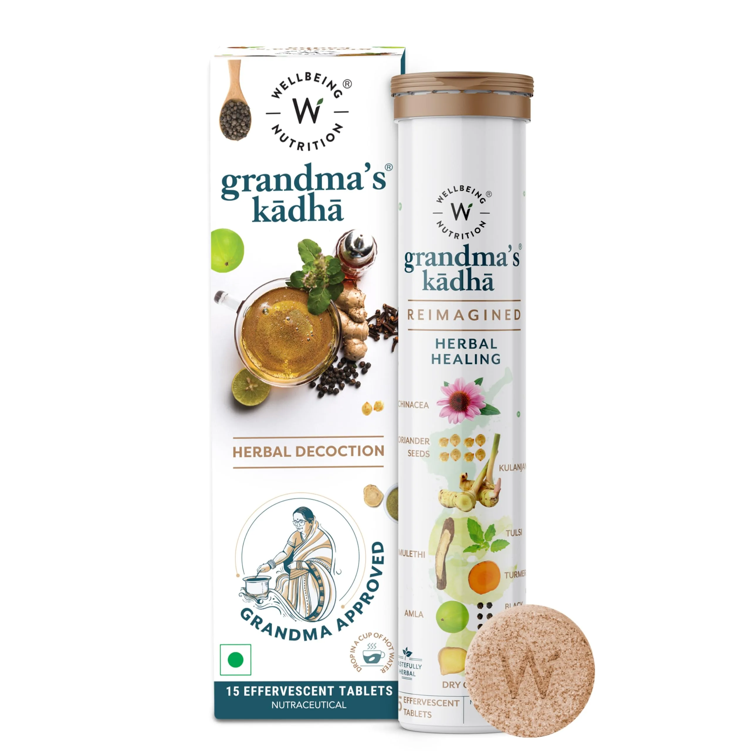 Wellbeing Nutrition Grandmas Kadha Tablets