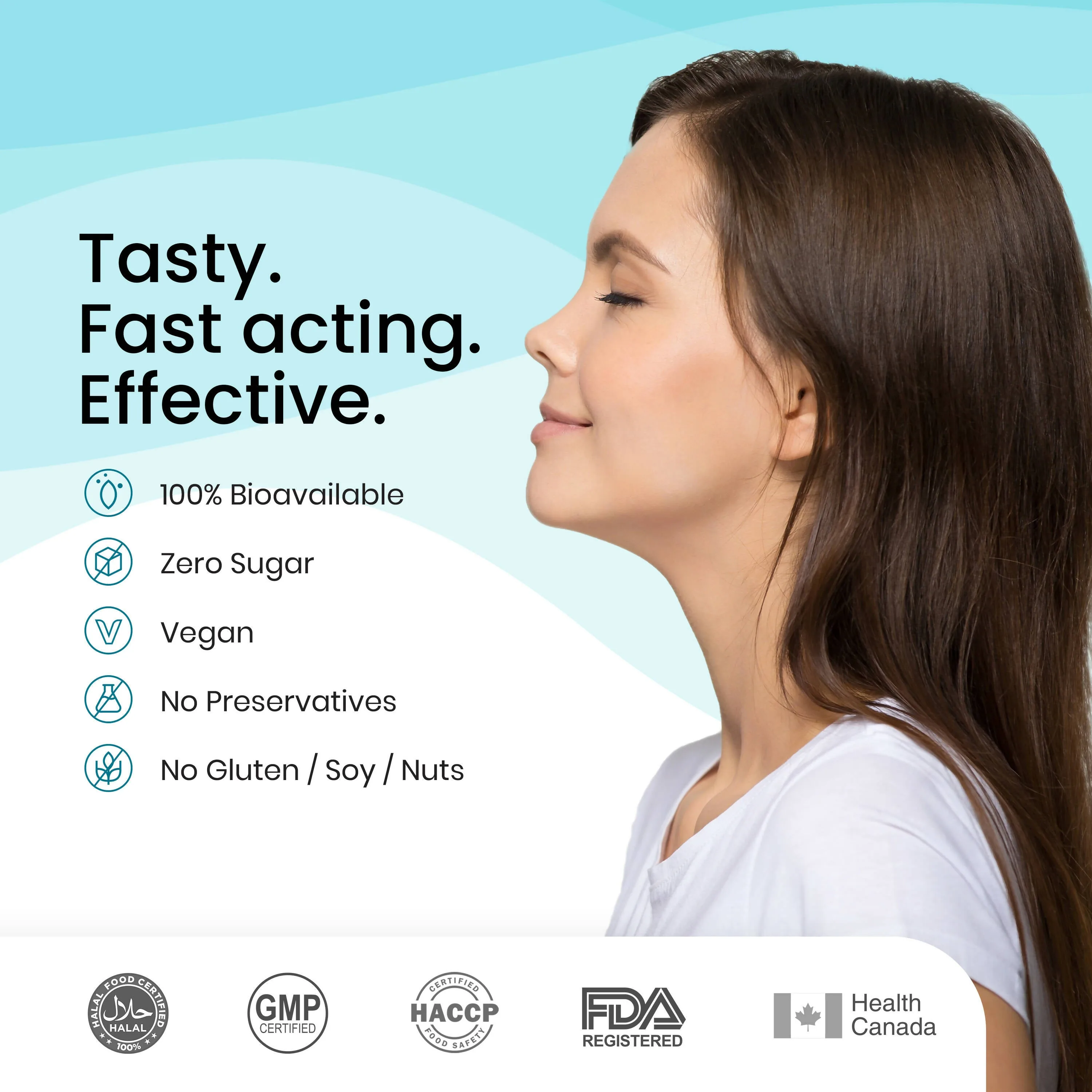 Wellbeing Nutrition Melts Instant Throat Relief Oral Strips | Herbal Sore Throat Relief | Ginger Lemon Honey Flavor-3