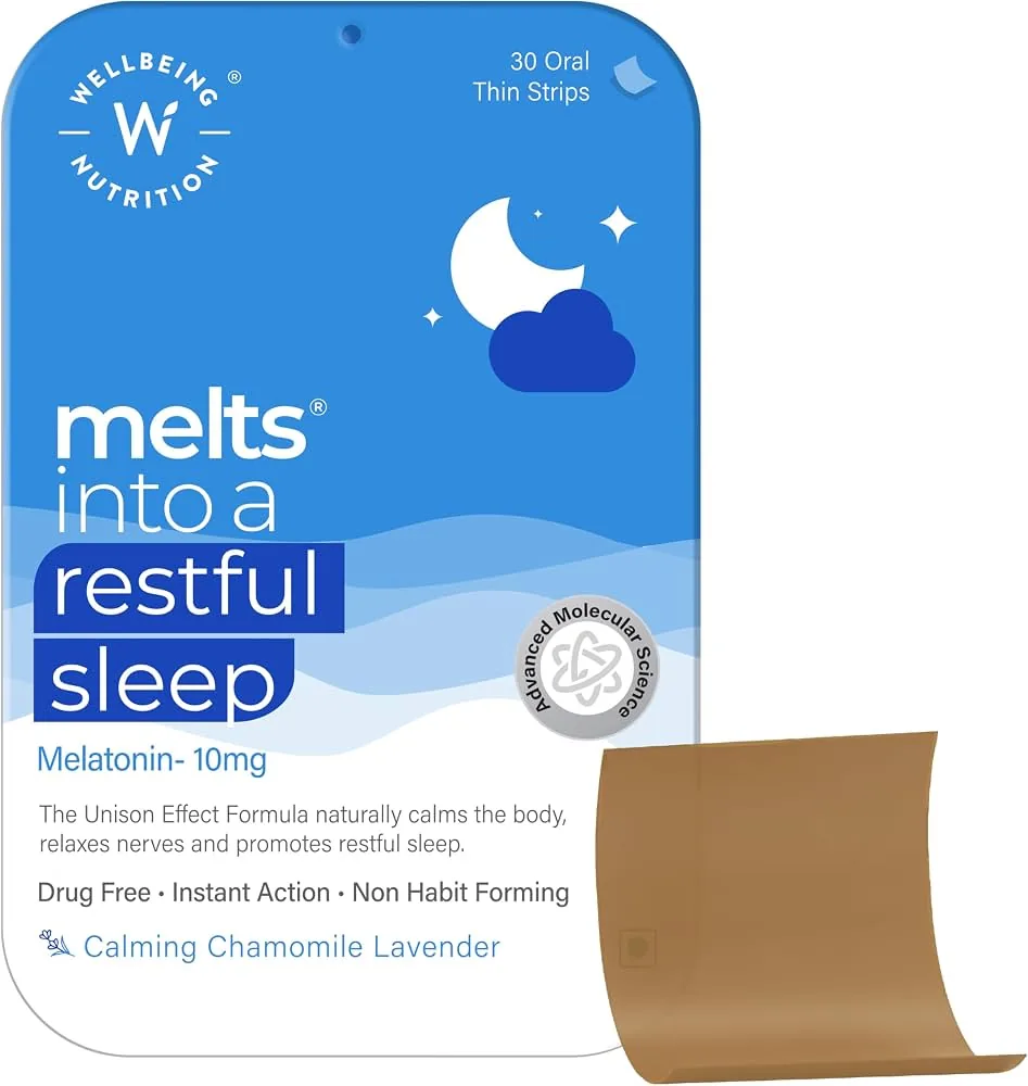 Wellbeing Nutrition Melts Restful Sleep Oral Strips