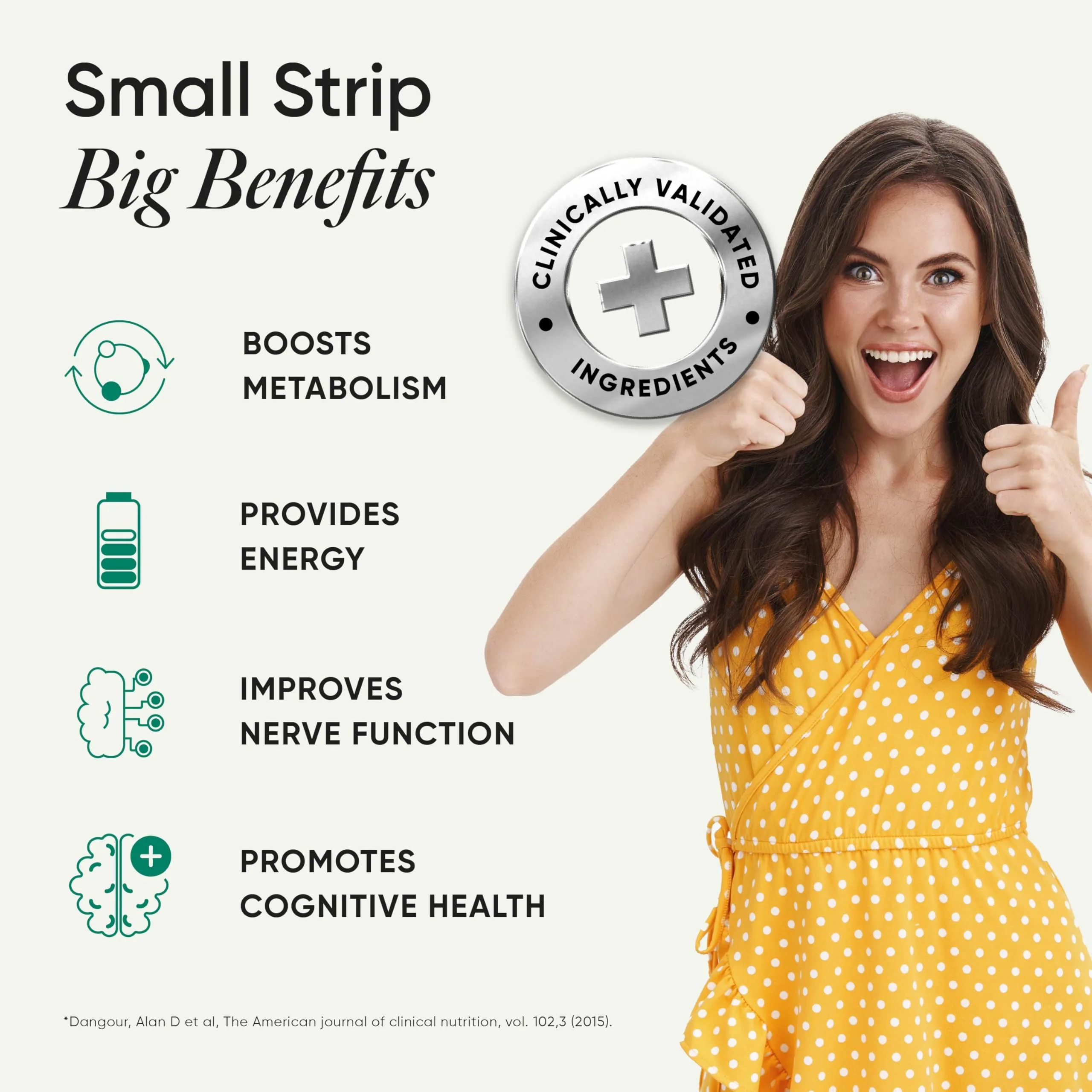 Wellbeing Nutrition Melts Vegan Vitamin B12 Thin Strips | Sublingual Oral Dissolving Strips | Misty Orange Mint Flavor-2