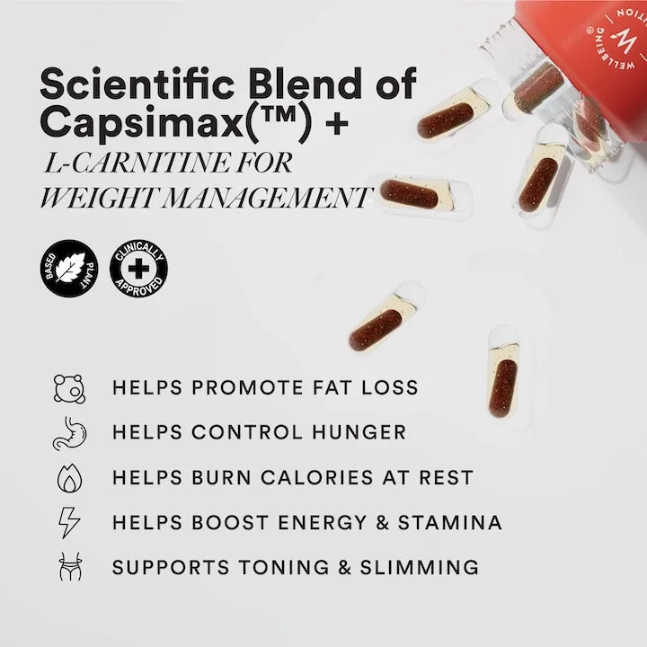 Wellbeing Nutrition Slow | Burn Capsules | 2-in-1 Time Release Metabolism Booster-2