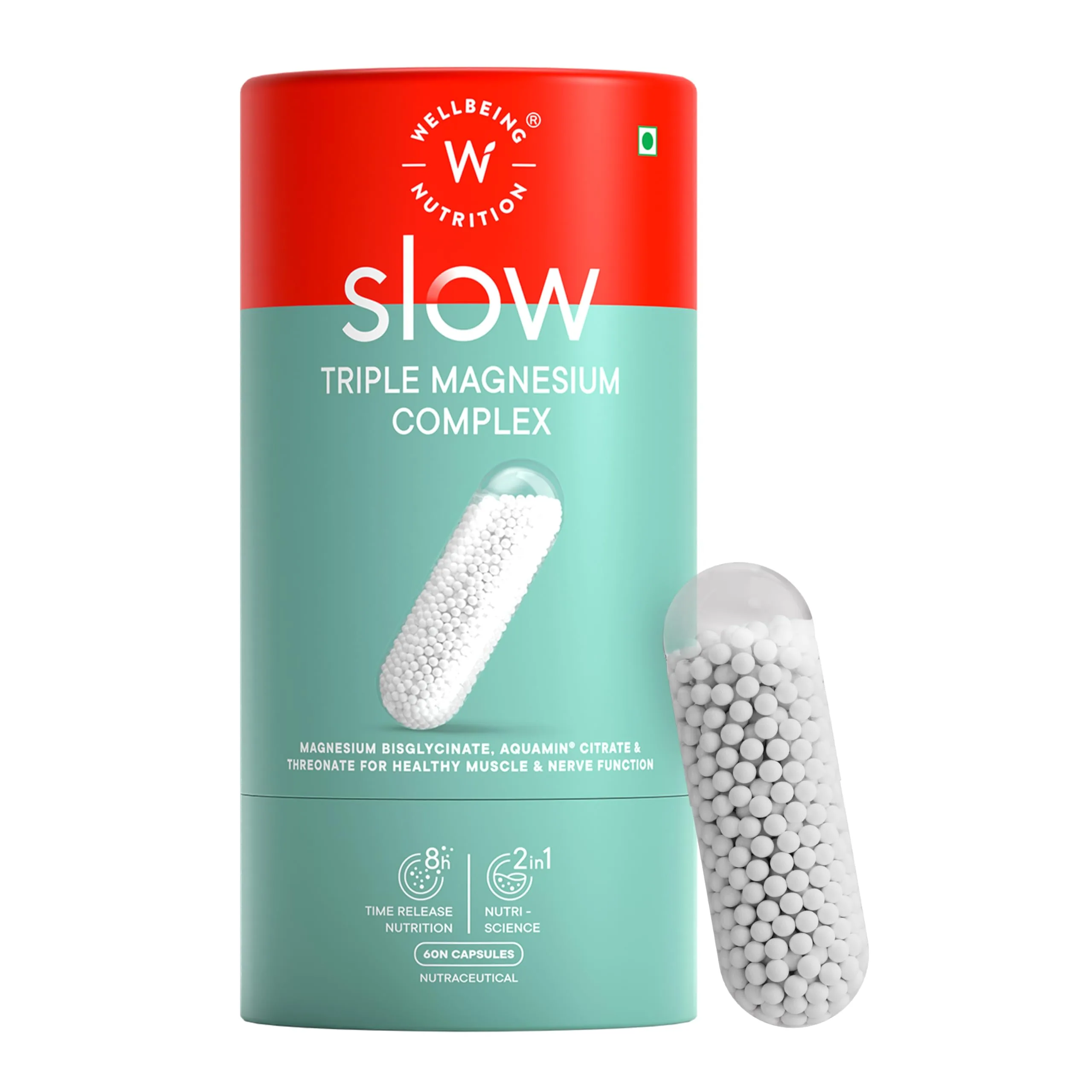 Wellbeing Nutrition Slow Triple Magnesium Complex Capsules