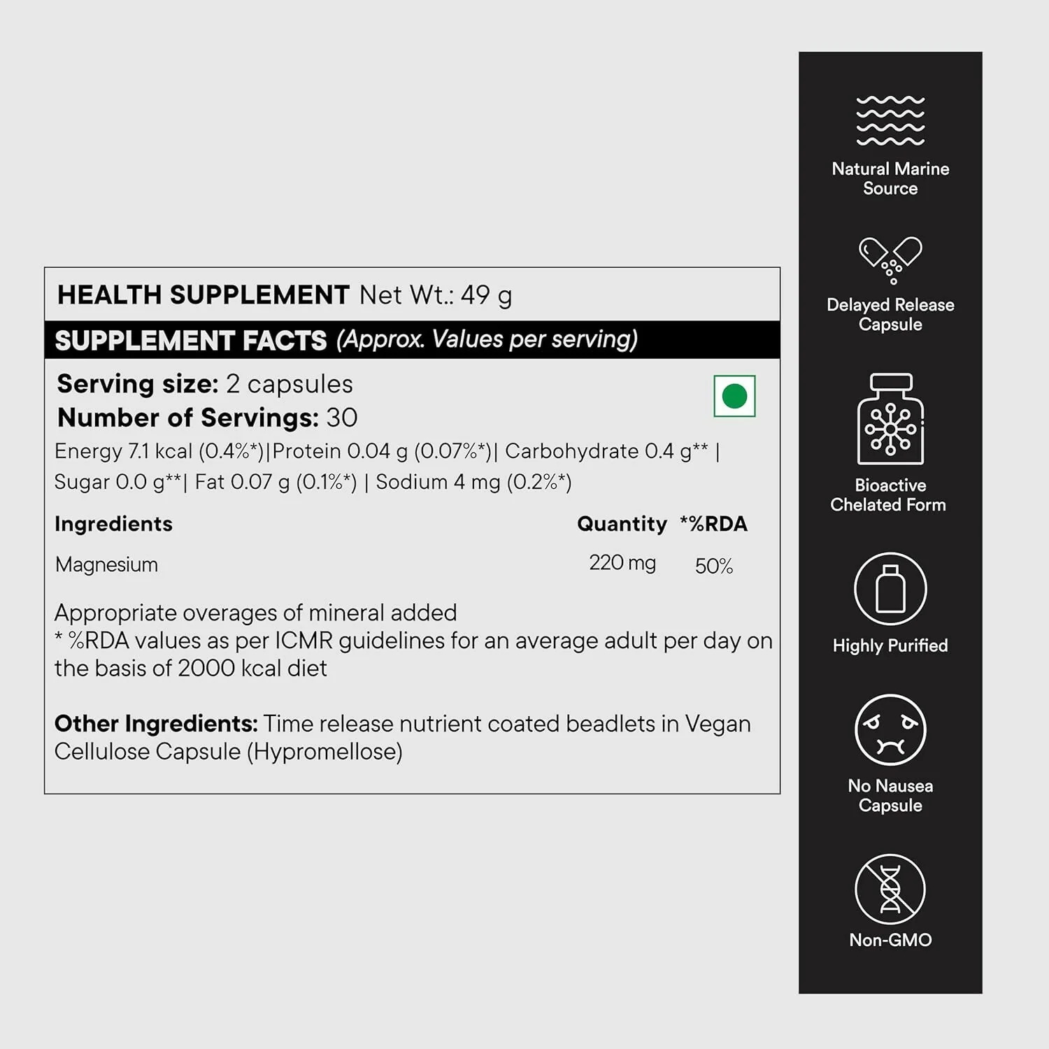 Wellbeing Nutrition Slow Triple Magnesium Complex Capsules | Advanced 3-in-1 Formula | Deep Sleep & Muscle Recovery-4