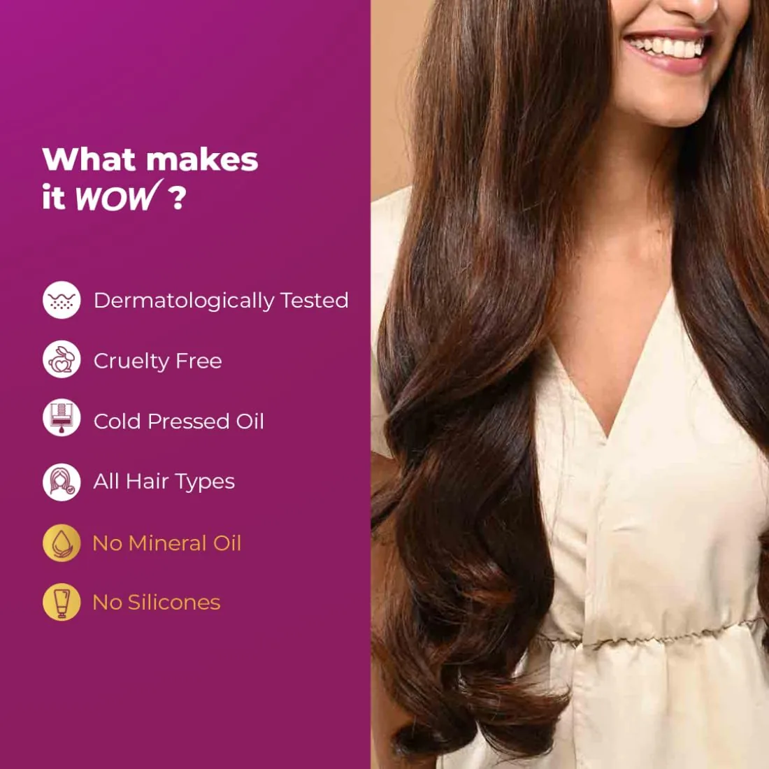 Wow Skin Science Onion & Collagen Anti-Hairfall Hair Oil | Nourishing Hair Oil | Non-Sticky Formula for Stronger Hair-6