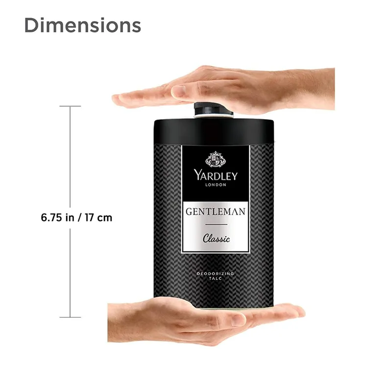 Yardley London Gentleman Classic Talcum Powder For Men | Fragrant Masculine Talc | Woody and Spicy Aroma-1