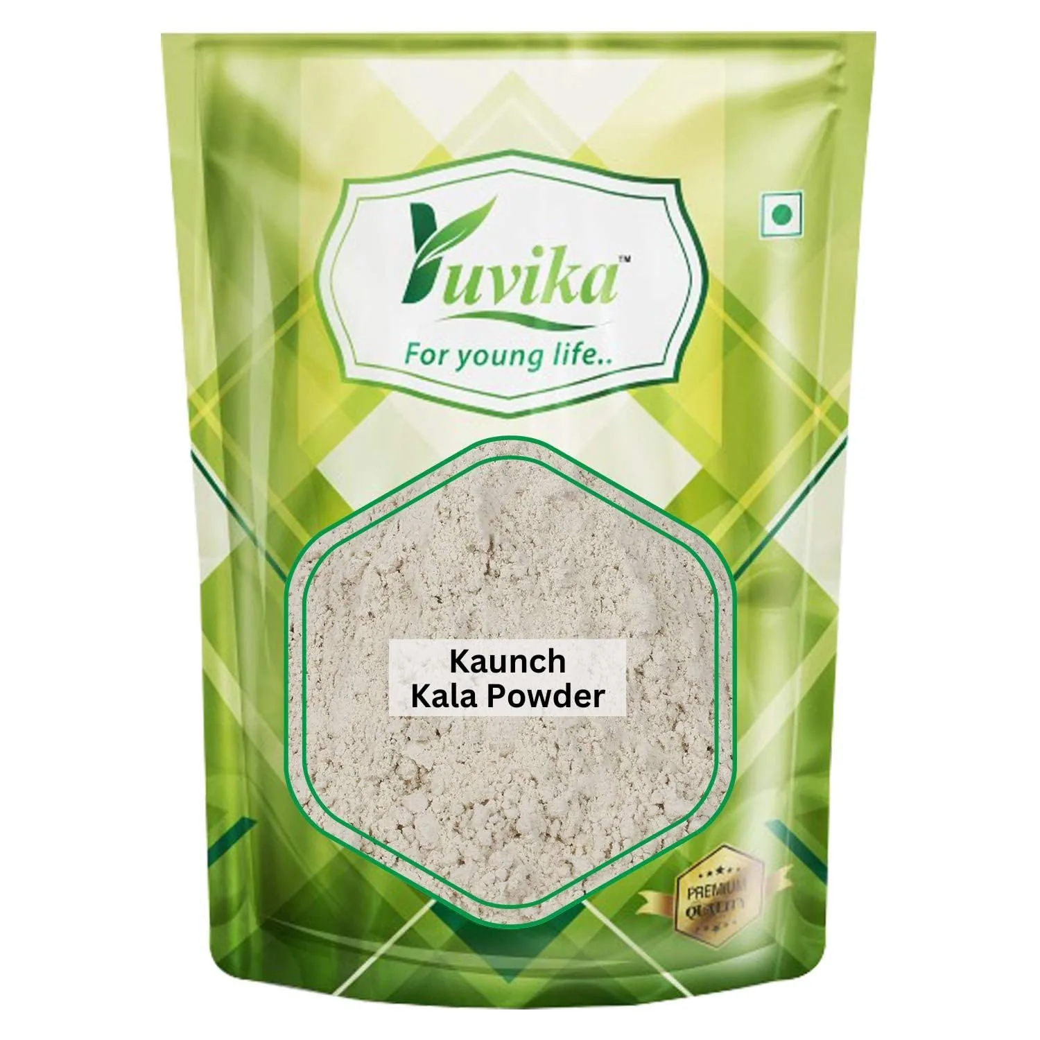 Yuvika Beej Kaunch Kala Powder | Mucuna Pruriens Seed Powder | Pure Ayurvedic Nervous System and Energy Support-1