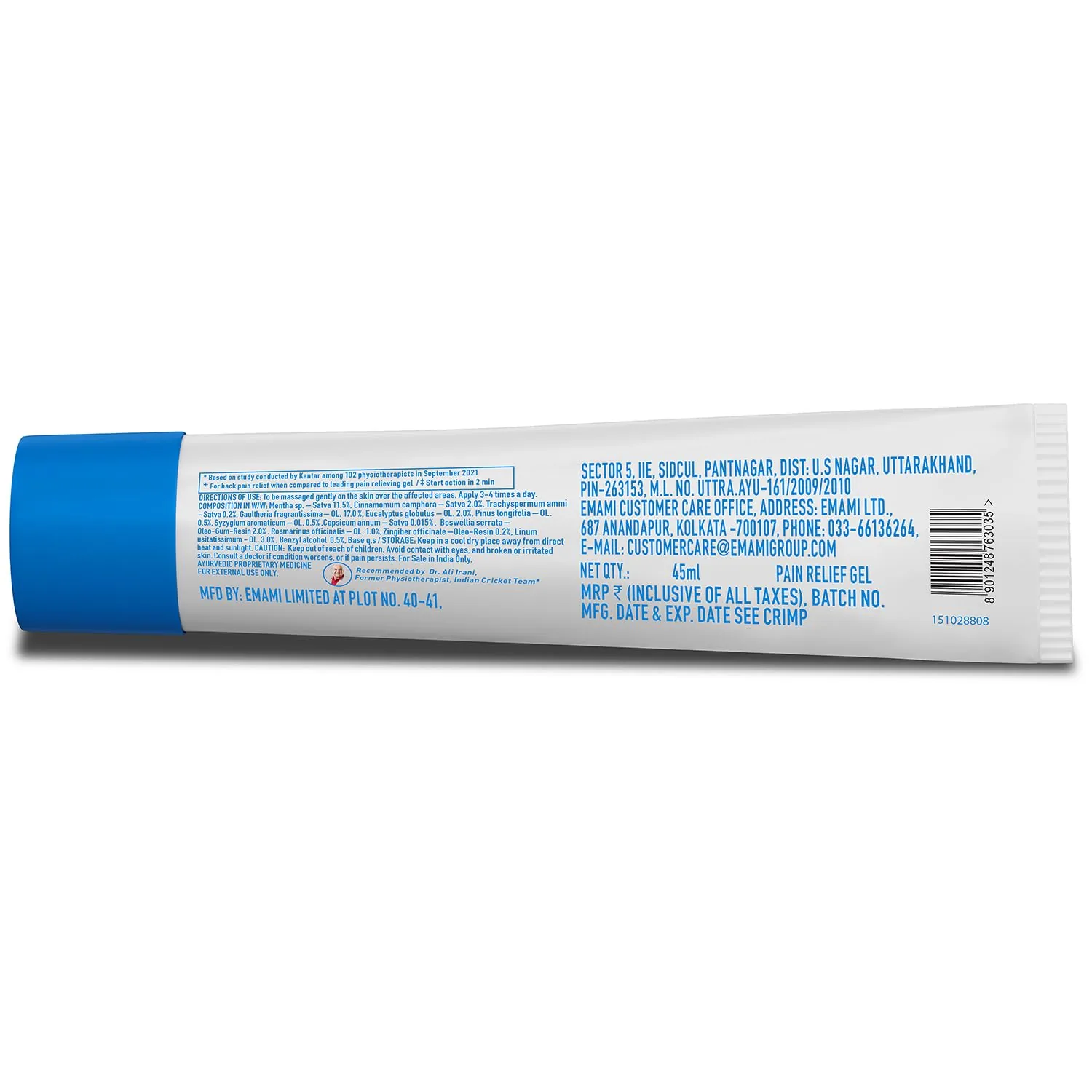 Zandu Fast Relief Gel Ultra Strong | Ayurvedic Pain Relief | Deep Heat Formula-3