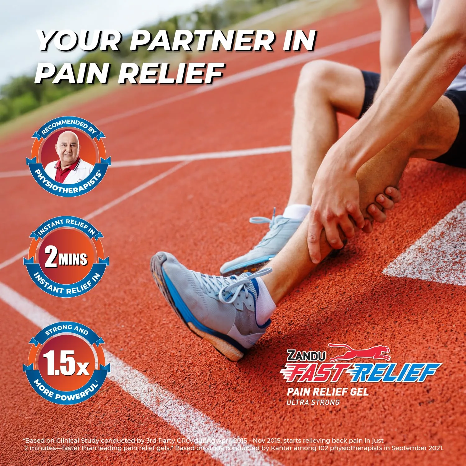 Zandu Fast Relief Gel Ultra Strong | Ayurvedic Pain Relief | Deep Heat Formula-5