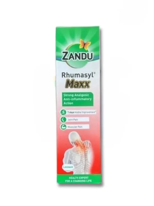 Zandu Rhumasyl Maxx Oil | Ayurvedic Pain Relief Liniment | Deep Penetrating Joint & Muscle Care-1