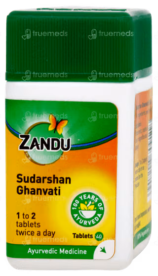 Zandu Sudarshan Ghanvati | Ayurvedic Immunity and Fever Support Tablets | Traditional Herbal Formula-1