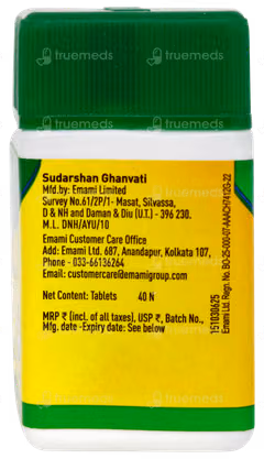 Zandu Sudarshan Ghanvati | Ayurvedic Immunity and Fever Support Tablets | Traditional Herbal Formula-3