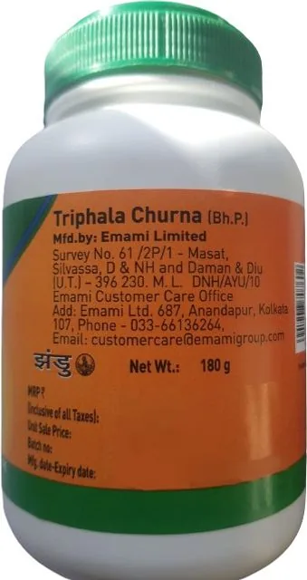 Zandu Triphala Churna | Ayurvedic Digestive Support | Natural Bowel Regulator-3