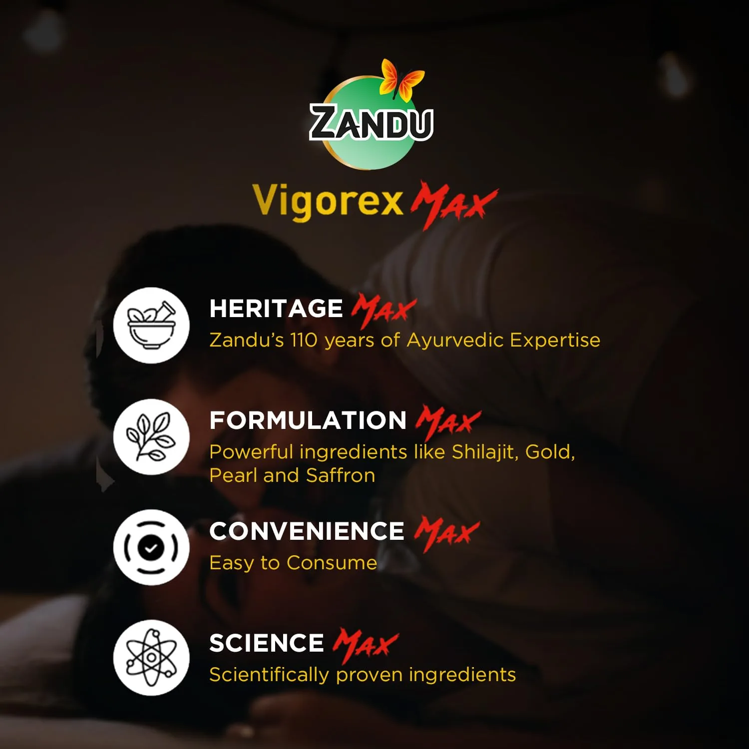 Zandu Vigorex Max Capsules | Advanced Ayurvedic Vitality Supplement | Natural Stamina & Energy Booster-4