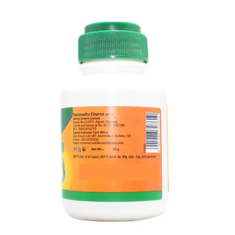 Zandu Yashthimadhu Churna | Pure Licorice Root Powder | Natural Throat and Digestive Support-3