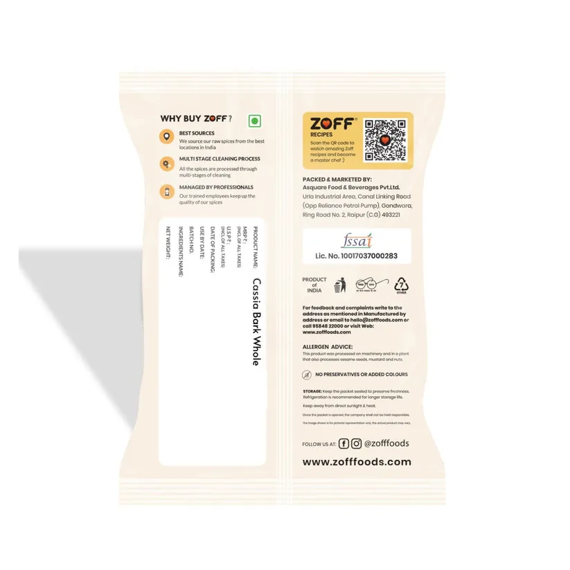 Zoff Cassia Bark - Whole-2