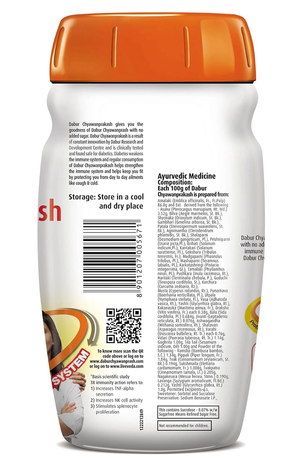 Dabur Chyawanprakash Sugarfree powder - Image 2